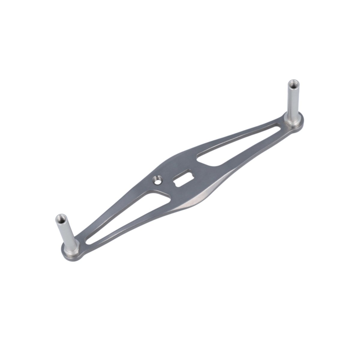 RL - Angelrollentuning - Avail Offset Handle LT for Shimano 75/80/85/90mm - Silber - 90 mm -