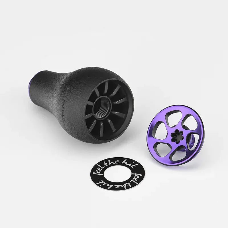 RL - Angelrollentuning - Gomexus 30mm TPE Knob - Knob - Lila -