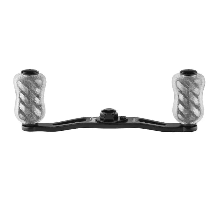 RL - Angelrollentuning - Gomexus Baitcasting Aluminium 100mm Handle mit 20mm Finesse Touch Knobs (8x5mm) - Handle - Schwarz - 100 mm -