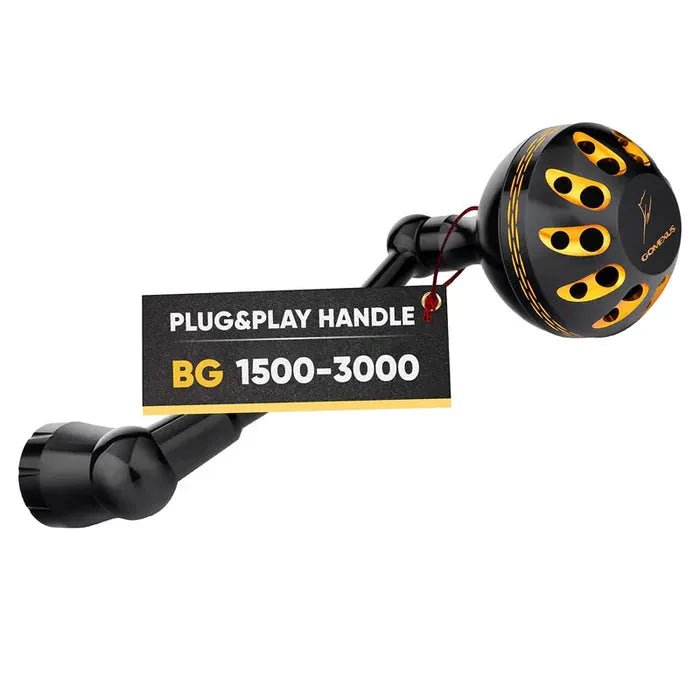 RL - Angelrollentuning - Gomexus Plug & Play Aluminum Power Handle für Daiwa BG | 1500 - 8000 - BG 1500 - 3000 -
