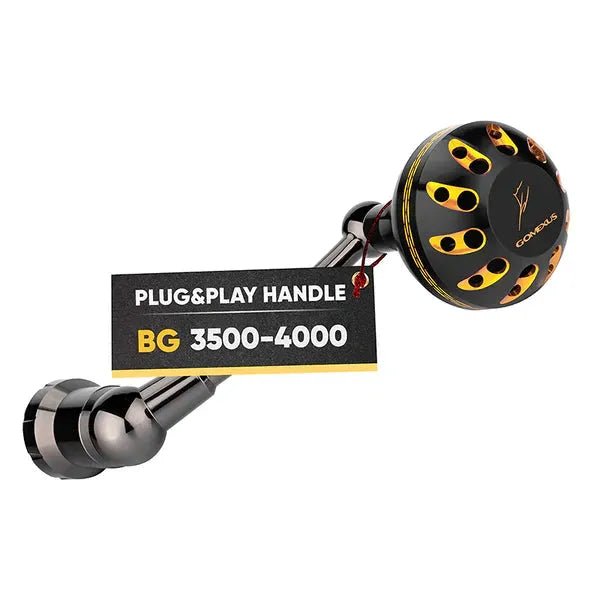 RL - Angelrollentuning - Gomexus Plug & Play Aluminum Power Handle für Daiwa BG | 1500 - 8000 - BG 3500 - 4000 -