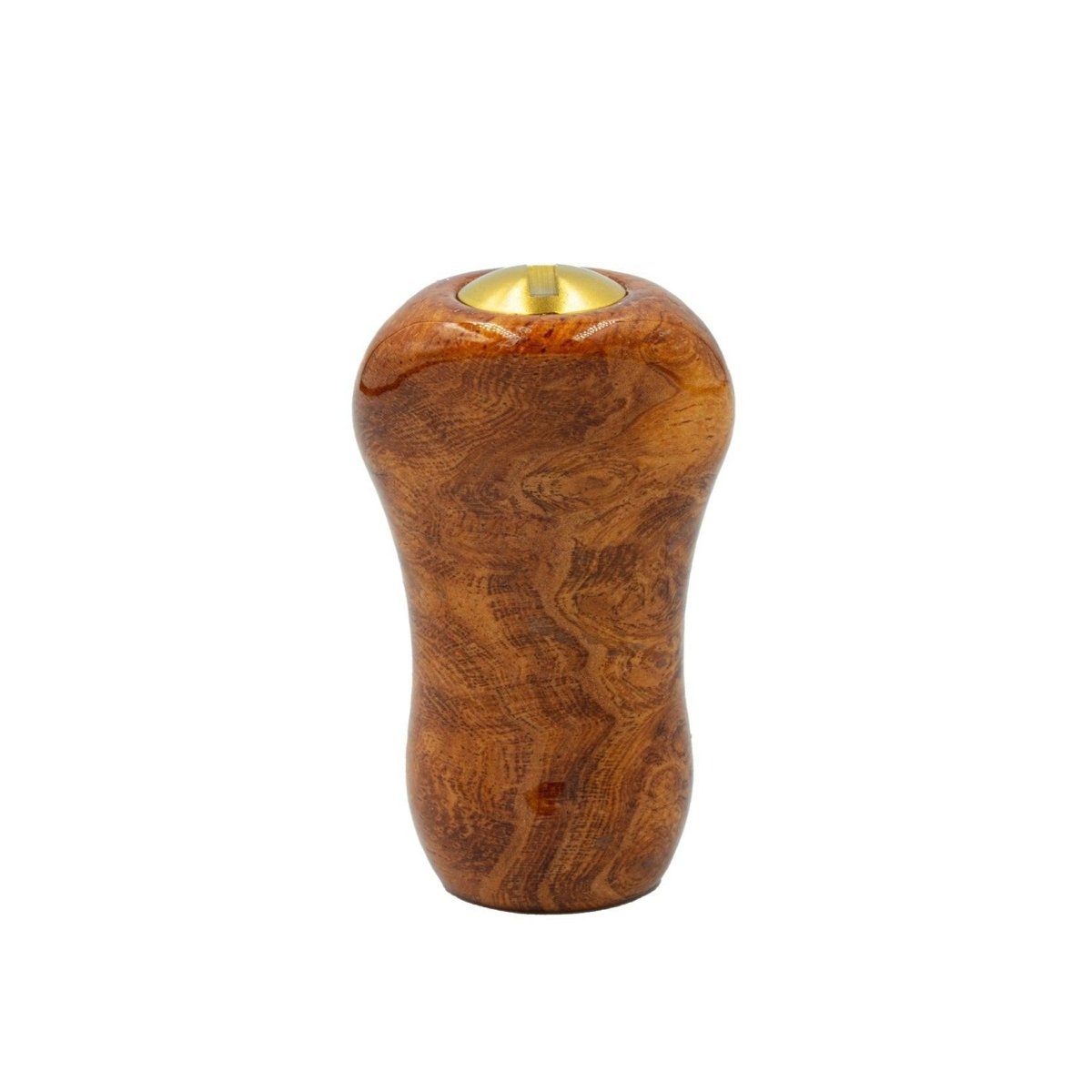 Die Pletry Knobs aus Holz zeichnet sich durch ein glattes, geschwungenes Design und eine glänzende Oberfläche aus, die mit dem Premium Naturholz--Knauf