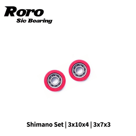 RL - Angelrollentuning - Roro BFS Keramik Kugellager Set | Shimano | 3x10x4 | 3x7x3 - Bundle -