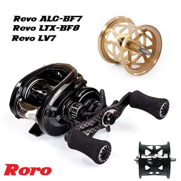 RL - Angelrollentuning - Titanium Spule BF26 | Revo ALC - BF7 | LTX - BF8 | LV7 - Spule - Gold -