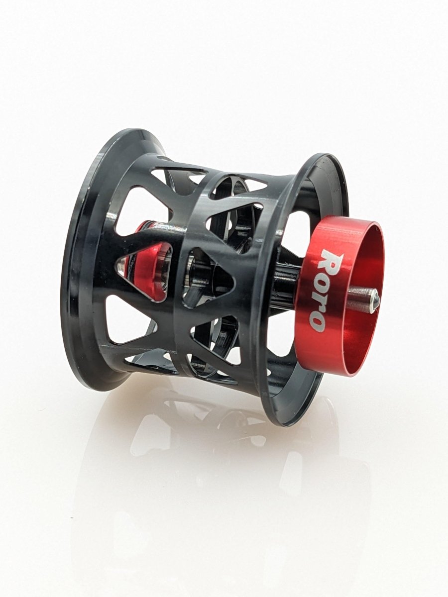 RL - Angelrollentuning - BFS Titanium Spule AX27 | Alphas SV 103/105 | Megabass | Lauda | Zonda - Spule - Schwarz -