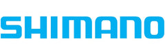 Das Bild zeigt das Shimano-Logo mit dem Wort SHIMANO in fetten, blauen Großbuchstaben auf weißem Hintergrund.
