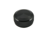 Eine schwarze, runde Aluminium Avail Spool Tension Knob Cap für 19 SLX MGL, 20 SLX DC, oder 21 SLX BFS Rollen ist auf weißem Hintergrund abgebildet.