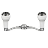 Gomexus Crank 100mm Silver Handle mit 27 mm TPE Knobs (7x4mm)