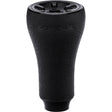 Der Gomexus P20 mm TPE-Knopf von Gomexus ist ein schwarzer, strukturierter Schaltknauf aus strapazierfähigem TPE mit leicht ausgestellter Oberseite und glatter Unterseite, abgebildet vor einem weißen Hintergrund.