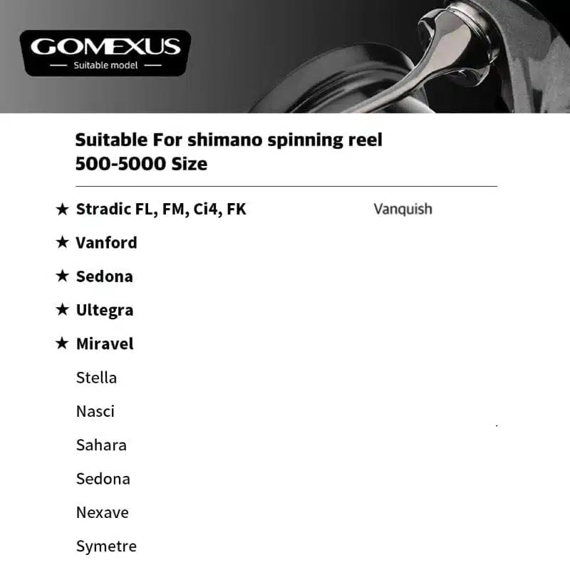 Gomexus Spool Knobs for Shimano Fishing Reels