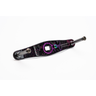 Der Rollenwerk Custom Carbon Griff in Purple Haze ist ein Baitcaster Griff made in Germany, abgebildet auf weißem Hintergrund. Ideal für Baitcaster Tuning oder als einzigartiges Angelrollen Zubehör. Marke: Rollenwerk.