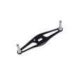 RL - Angelrollentuning - Avail Offset Handle LT for Shimano 75/80/85/90mm - Schwarz - 75 mm - 