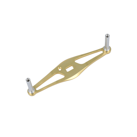 RL - Angelrollentuning - Avail Offset Handle LT for Shimano 75/80/85/90mm - Gold - 80 mm - 