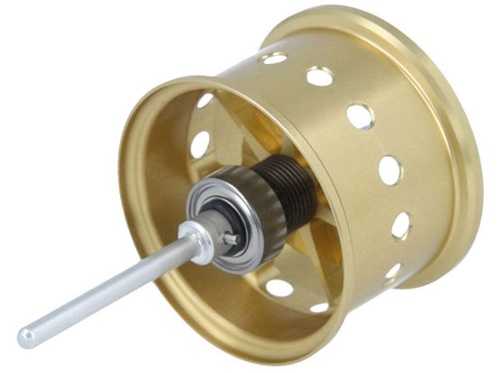 RL - Angelrollentuning - Avail Shimano 21 Calcutta Conquest Microcast Spule - Spule - Gold - 1.8 mm - 