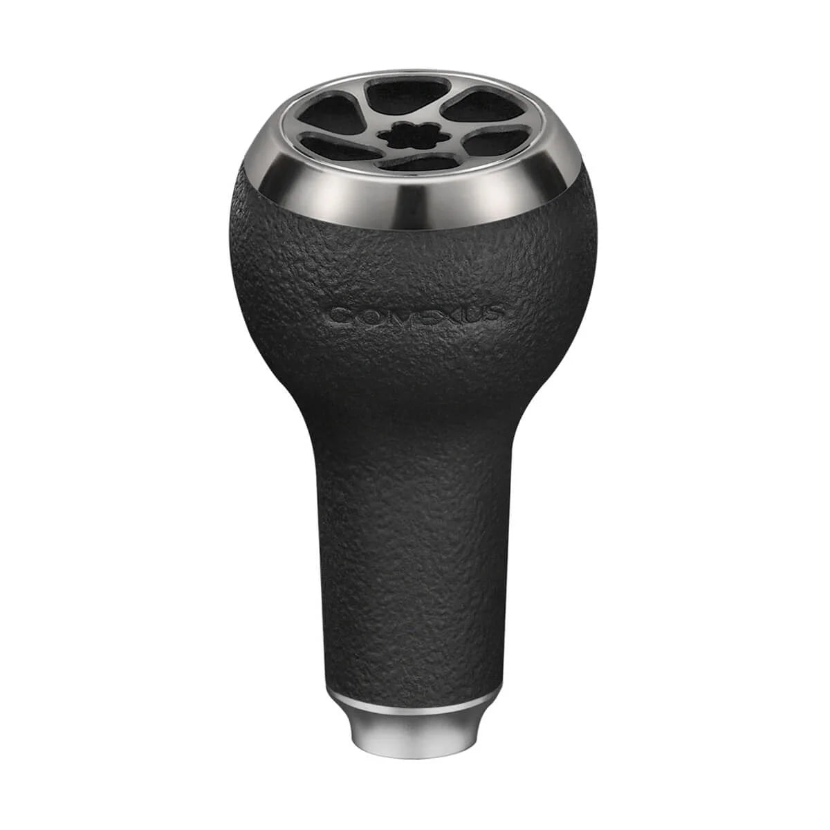 RL - Angelrollentuning - Gomexus 27mm Touch Knob TPE - Knob - Schwarz | Silber - 