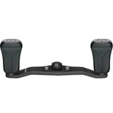 RL - Angelrollentuning - Gomexus 85|95mm Carbon Handle mit 21mm Composite Knobs (7x4mm) - Handle - Schwarz - 85 mm - 