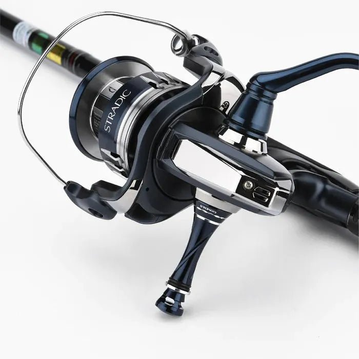 RL - Angelrollentuning - Gomexus Aluminium Reel Stand R9 55 mm - Angelrollen Ständer - Silber - Shimano - 