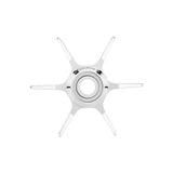 Eine Gomexus Sternbremse 65 mm von Gomexus, von oben mit sichtbarem Markenlogo abgebildet, steht vor einem schlichten weißen Hintergrund.