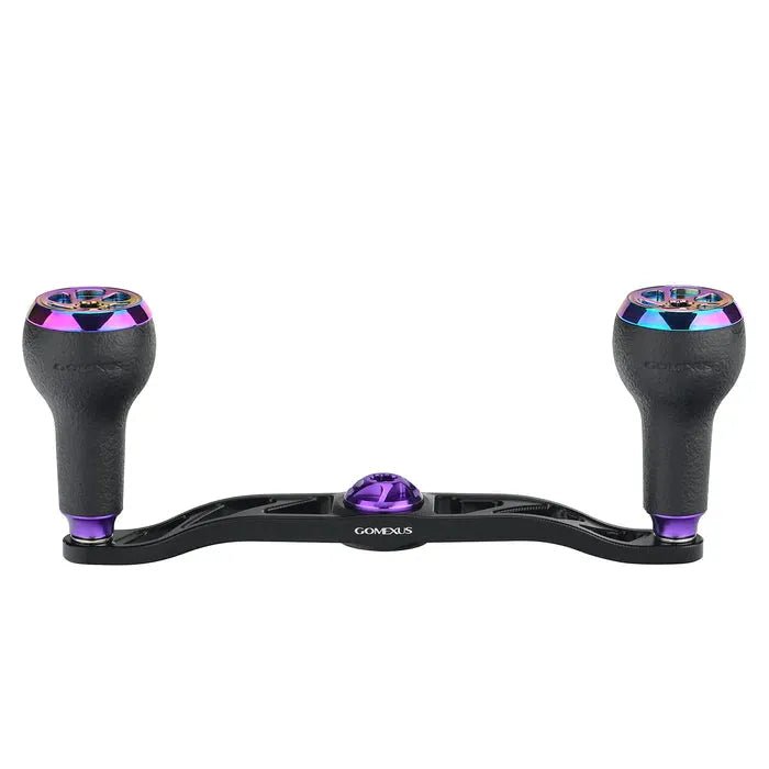 RL - Angelrollentuning - Gomexus Super Duralumin 120mm Handle mit 27 mm Aurora TPE Knobs (8x5mm) - Handle - 