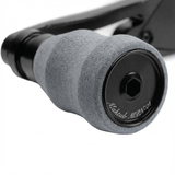 RL - Angelrollentuning - Maktub EVA - Griffhüllen Grau | 2 Stück - 25 mm - 