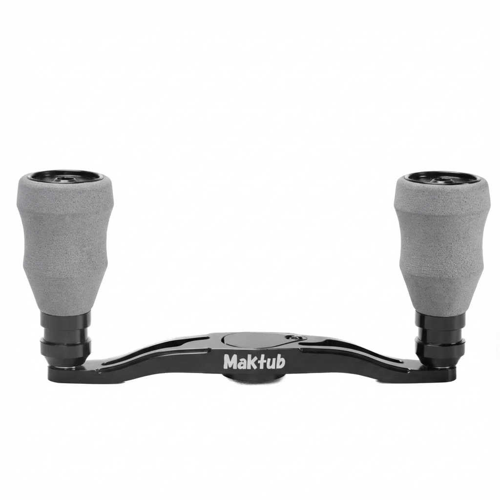 RL - Angelrollentuning - Maktub EVA - Griffhüllen Grau | 2 Stück - 25 mm - 