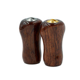 RL - Angelrollentuning - Premium Naturholz Small Gourd Knob - Bubinga - Glänzend - 