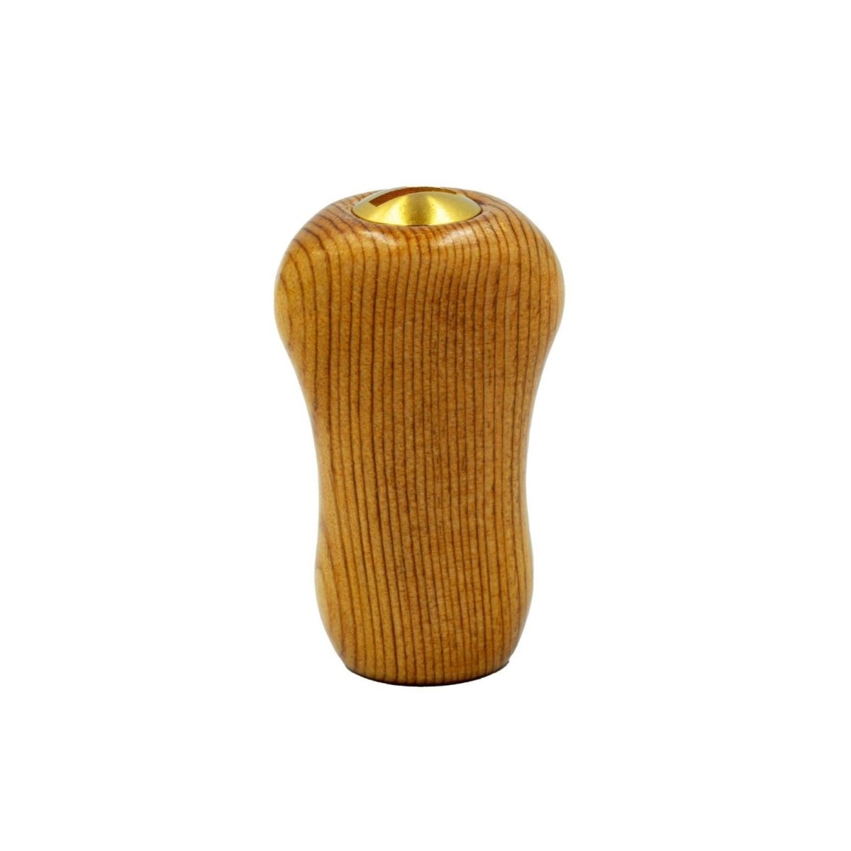 RL - Angelrollentuning - Premium Naturholz Small Gourd Knob - Yaku Cedar - Matt - 