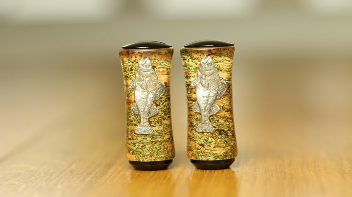 RL - Angelrollentuning - Custom Knob Kork| Handcrafted - Barsch - 