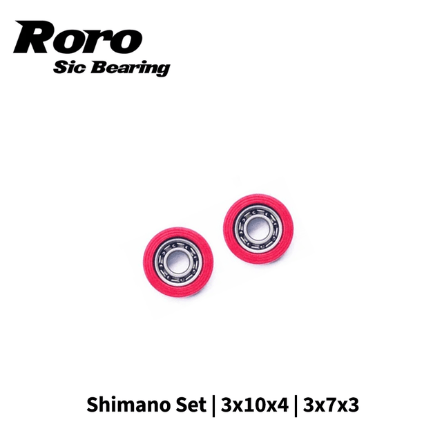 RL - Angelrollentuning - Roro BFS Keramik Kugellager Set | Shimano | 3x10x4 | 3x7x3 - Bundle - 
