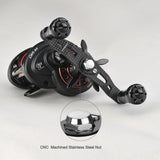 Gomexus Crank 95mm Carbon Handle mit 20 mm CNC Power Knobs (8x5mm)-Handle-Gomexus-RL-Angelrollentuning