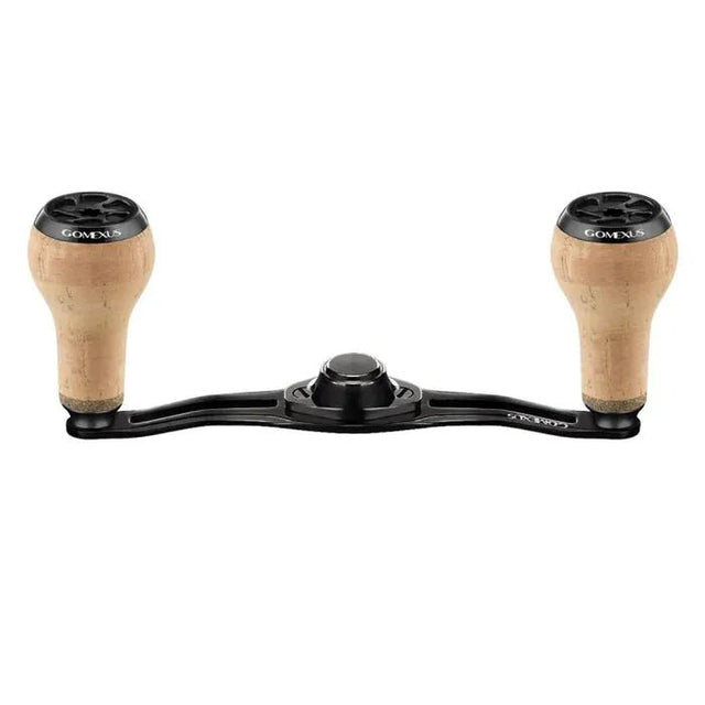 Der Gomexus Kage Titanium Handle verfügt über 27 mm große Korkknöpfe (8 x 5 mm) und einen schwarzen Rahmen, der speziell für BFS-Angler entwickelt wurde. Er lässt sich einfach an Ihrer Angelrolle befestigen und ermöglicht ein sanftes manuelles Aufwickeln.